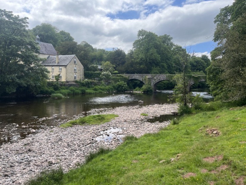 Low water at Penpont - DH from Solihull